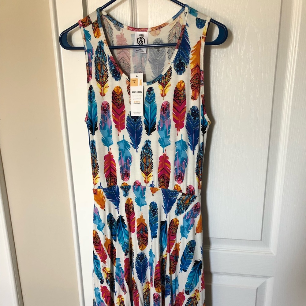 Agnes & Dora Feather Angelou Dress size small